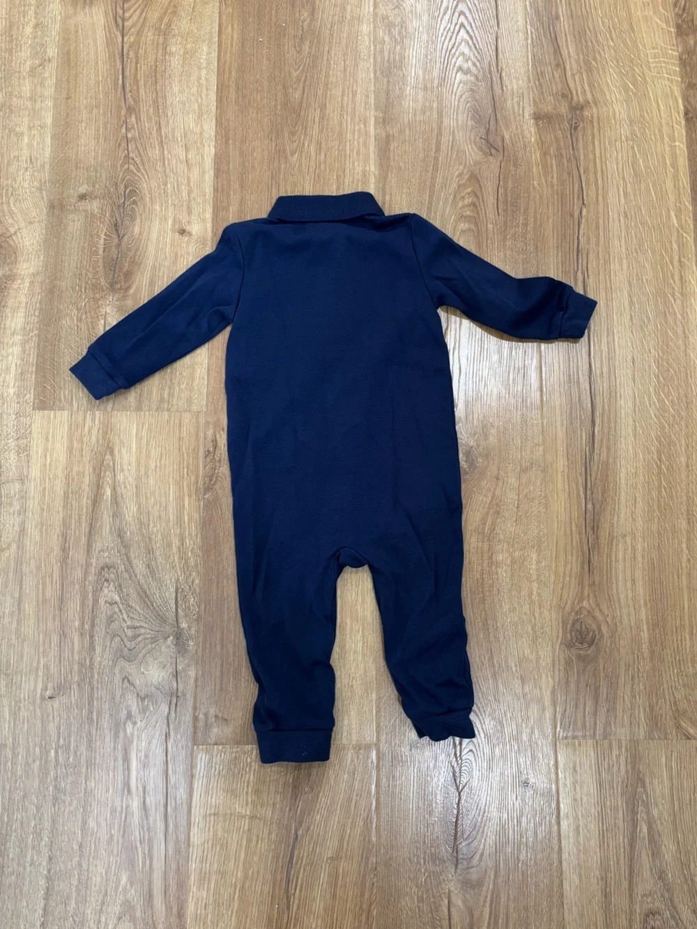 Ralph Lauren Polo Baby Schiffli Allover Pony Coverall One Piece